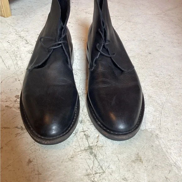 Thursday Boot Co Mens Scout Everyday Chukka Boots Blk Leather Lace Ups Size 13 - Picture 6 of 12